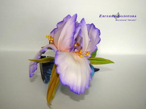 Ирисы из фоамирана (миницветы)/ Foamiran iris tutorial (miniflowers)